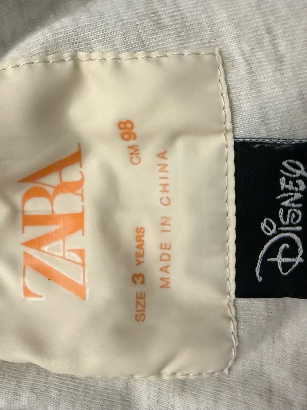 Disney Cream Shorts with Multicolor Character Prints